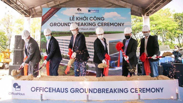 OfficeHaus held its groundbreaking ceremony on March 7 in Celadon City.
