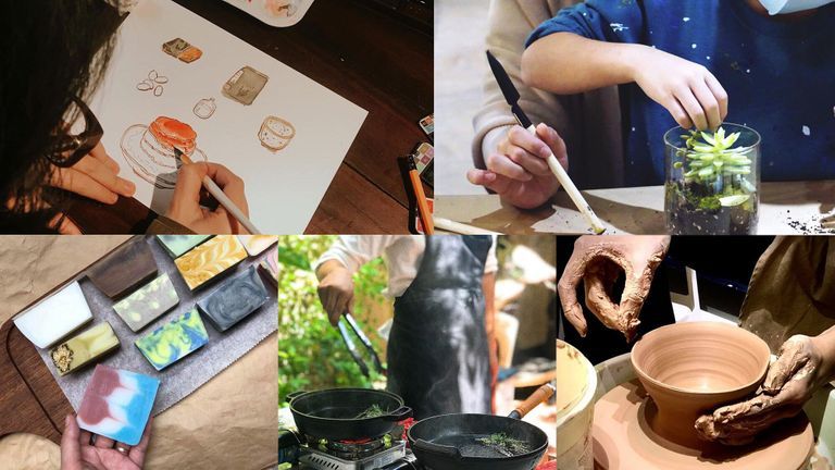Nguồn: Skilful Hands, Gốm Chi, Lớp học Hồng Xiêm, Nhã Culinary Space, BohoDia