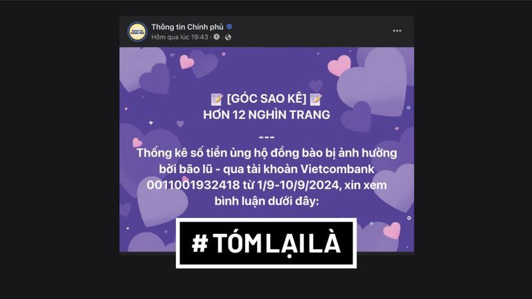 Nguồn: Thông tin Chính phủ/Facebook