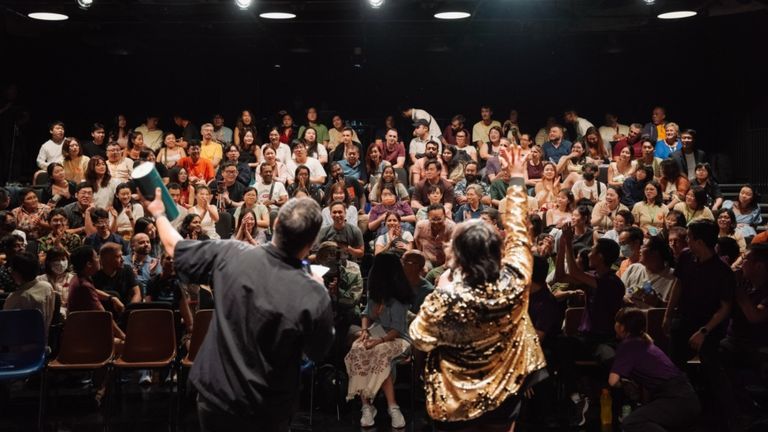Một buổi biểu diễn kịch ứng tác | Nguồn: Saigon Improv House - Kịch Ứng Tác