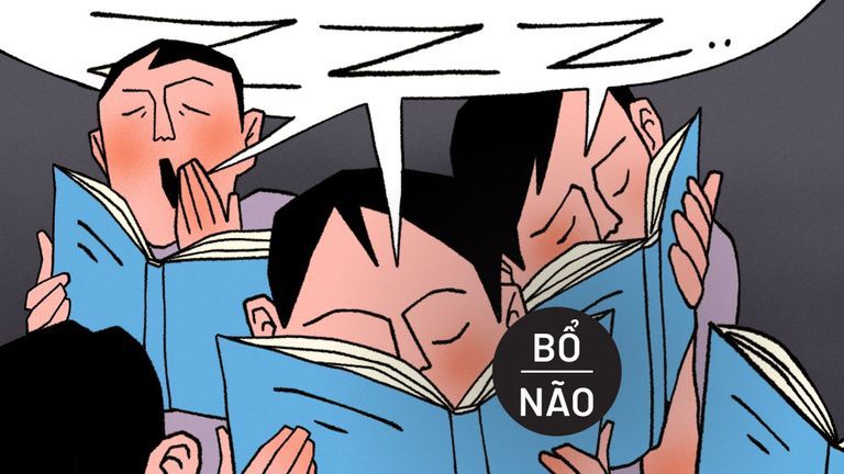 Vì sao mỗi lần mở sách ra đọc thì mắt cứ díp lại?
