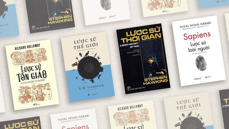 Sách: Lược sử loài người, Lược sử thế giới, Lược sử tương lai, Lược sử tôn giáo | Nguồn: Trà Nhữ cho Vietcetera