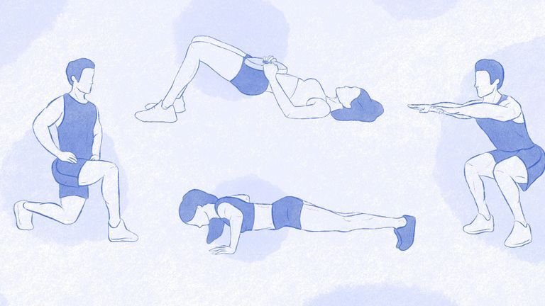 10 Bài tập mọi nhóm cơ cho không gian nhỏ tại nhà