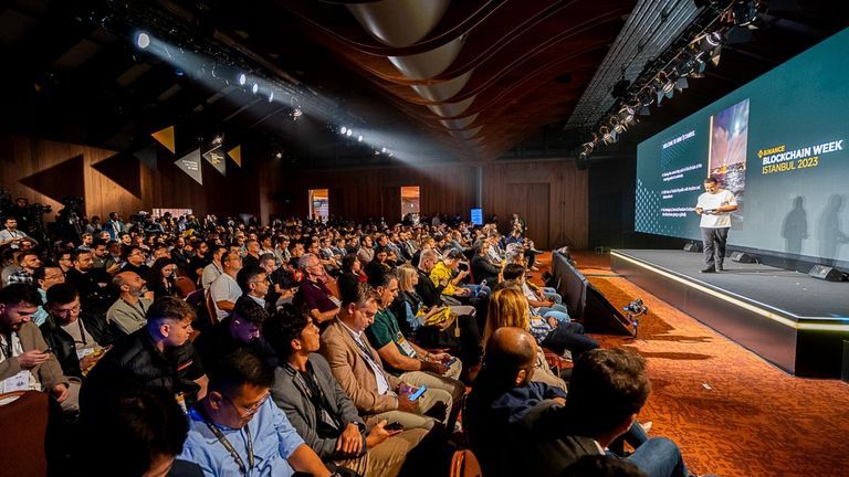 At Binance Blockchain Week, the focus was on exploring how blockchain and crypto could empower a billion users globally, emphasizing Binance's commitment to widespread adoption. | Source: Binance