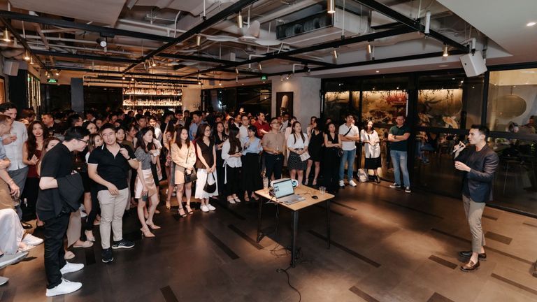 Quang Do hosted the first official OV meetup in Ho Chi Minh City at CTY Kitchen + Bar on September 9. | Source: OV