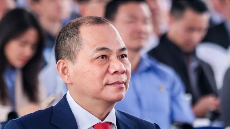 Mr. Phạm Nhật Vượng is the Founder and Chairman of the Board of Directors of Vingroup. | Source: Bloomberg