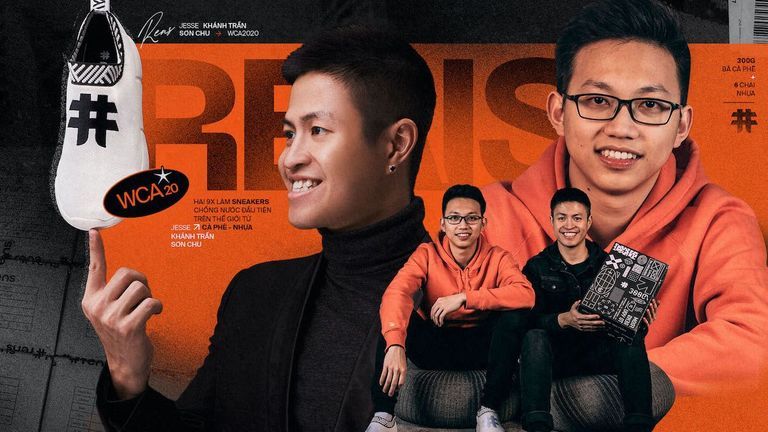 WeChoice Awards 2020: Hai chàng trai làm sneakers từ cà phê và nhựa
