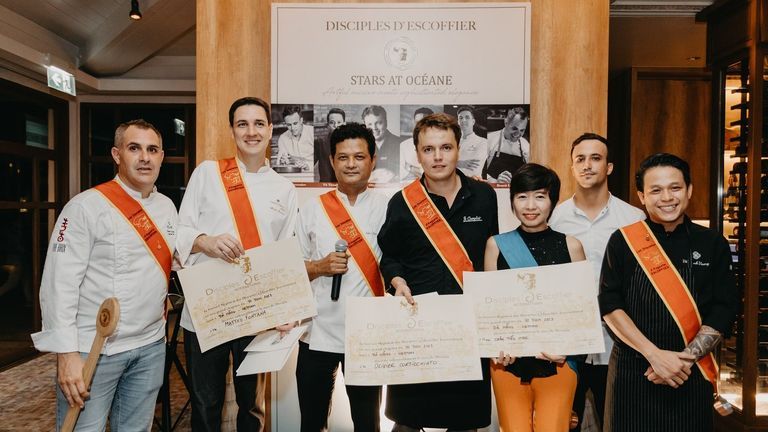 Five esteemed chefs joined forces with Executive Chef Pierre Tavernier to create an unforgettable culinary experience. | Source: Hyatt Regency Danang Resort & Spa