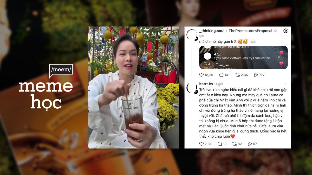 Nhật Kim Anh pha cà phê sánh kẹo, mạng xã hội pha ra...meme