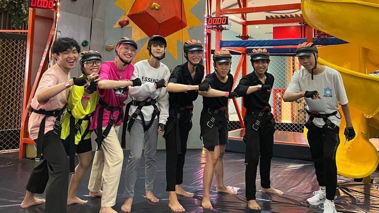 Probably unknown to most, Hanoi offers a variety of adrenaline-filled activities that deserve a place in anyone's bucket list. | Source: Facebook / @jumparena.vn