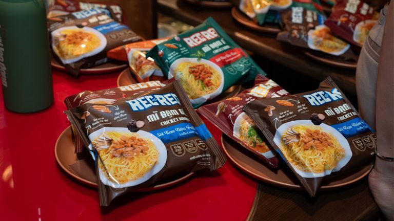 Vietnamese Startup Turns To Crickets In Rethinking Instant Noodles
