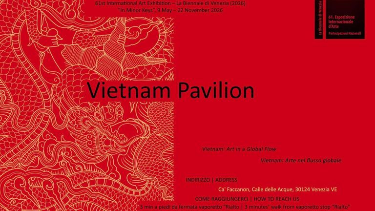 Vietnam will present its national pavilion for the first time at the 61st International Art Exhibition of La Biennale di Venezia