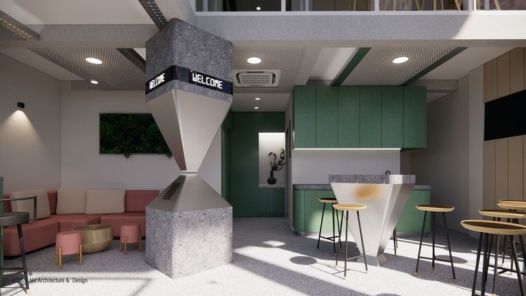 The Sentry Z is the first flexible office targeting to receive Vietnam's Lotus Green accreditation for fit-out, operation, and design. | Source: The Sentry, Designed by NU Architecture & Design