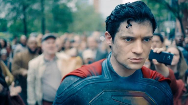 Tài tử David Corenswet trong vai Superman của đạo diễn James Gunn | Nguồn: Warner Bros