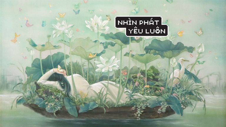Tác phẩm cá nhân "Forbearing Serenity"| Nguồn: Quỳnh Chu