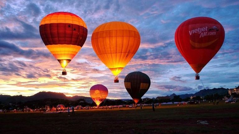 Organizers have already conducted test flights of hot air balloons at Nguyen Tat Thanh Square earlier this month to make sure the province is completely prepared. | Source: Ballooning Media Co.