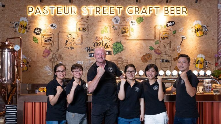 As a goals-driven person, Tom Duncan, CEO of Pasteur Street Brewing Co. is about “making it happen as a team.” | Source: Khoa Nguyen for Vietcetera
