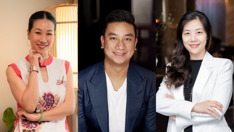 Left to right: Cat-Thao Nguyen, Managing Director of Global Ready Pty Ltd; Bao Hoang, Co-founder of Roll'd; Hanh Tran, General Director, NAB Innovation Centre Vietnam | Source: Vietcetera