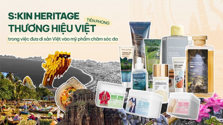 S:kin Heritage: Thương hiệu Việt tiên phong trong việc đưa di sản Việt vào mỹ phẩm chăm sóc da