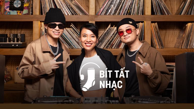 TINLE và APJ trên Bít Tất Nhạc | Ảnh: Khooa Nguyễn cho Vietcetera