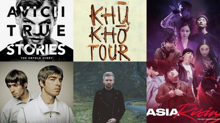 Phim tài liệu âm nhạc: Avicii True Stories, Khù Khờ Tour, Morning Glory Oasis, Island Songs, Asia Rising.