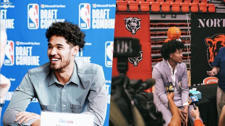 Johnny Juzang (L) is joining the Utah Jazz and Jaylin Williams (R) signed by the Oklahoma City Thunder. | Source: Instagram