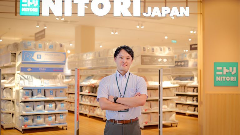 Ông Tanaka Hirokazu, Quản lý Cửa hàng NITORI tại SORA gardens SC. | Nguồn: NITORI