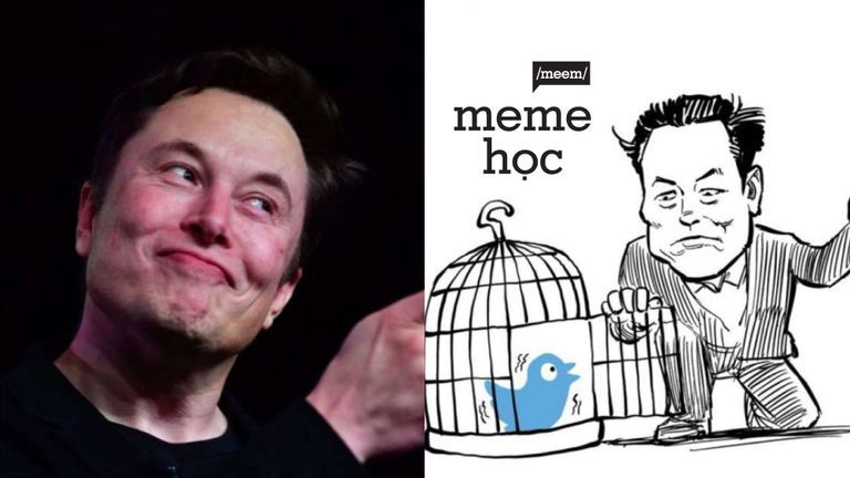 Khi tỷ phú Elon Musk chế meme và bị "meme quật."