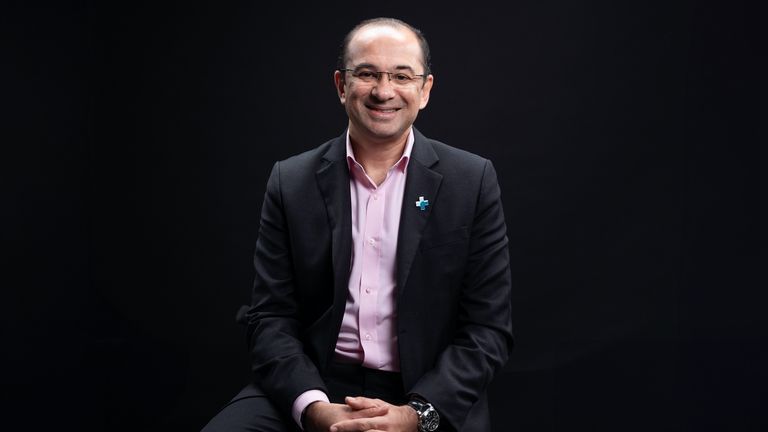 Dr. Dilshaad Ali Bin Abas Ali, Group CEO of Hoan My Medical Group, provides a practical overview of Vietnam’s healthcare scene. | Source: Khoa Nguyen for Vietcetera