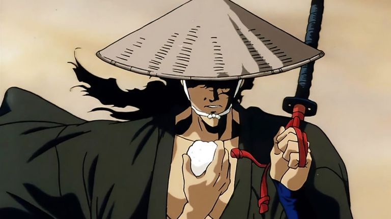 Nhân vật Jūbei Kibagami trong Ninja Scroll (1993).