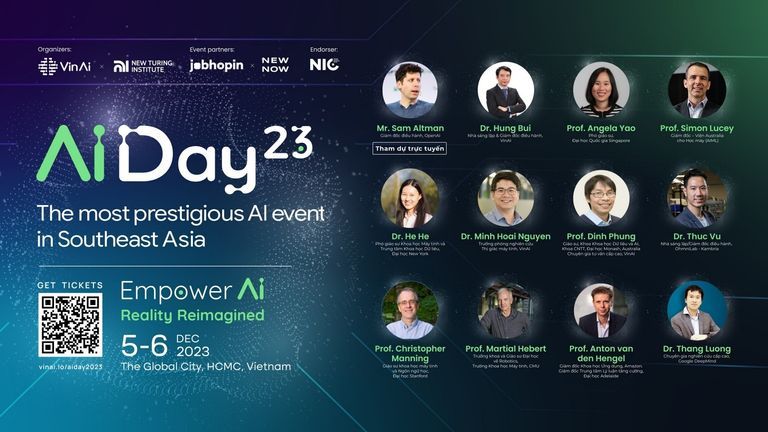 In this evolving landscape, VinAI takes center stage with AI Day 2023 – a celebration of strides and questions in Artificial Intelligence.