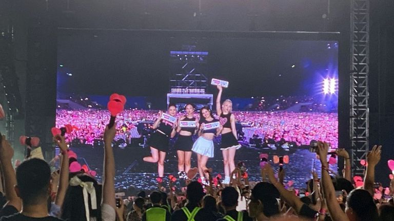 Hanoi witnessed an electrifying spectacle last weekend as Blackpink's concert took center stage. | Source: Pham Dien / Facebook