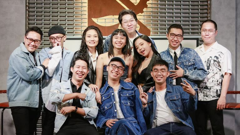 Những gương mặt gạo cội nhà Saigon Tếu | Nguồn: Saigon Tếu.