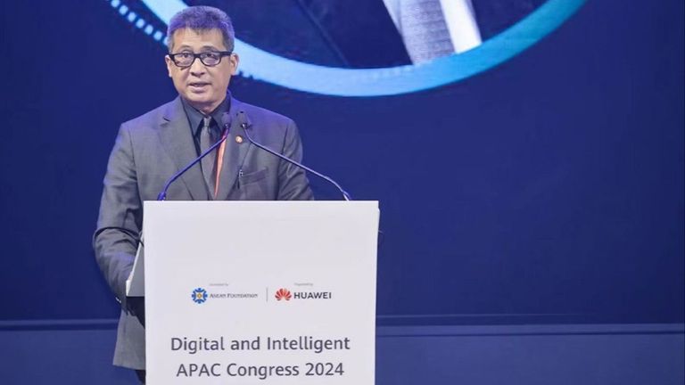 ararya S Soeprapto, Deputy Secretary-General of ASEAN for Community and Corporate Affairs, at the Huawei Digital and Intelligent APAC Congress 2024. Source: Huawei.
