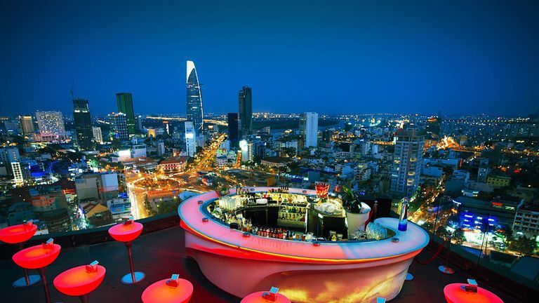 Popular Rooftop Bars In Ho Chi Minh City