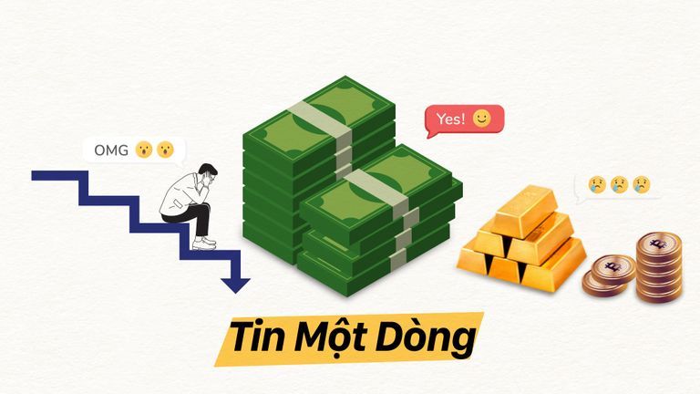 Tin Một Dòng: Bán tháo mọi loại tài sản, nhà đầu tư đặt niềm tin duy nhất vào tiền